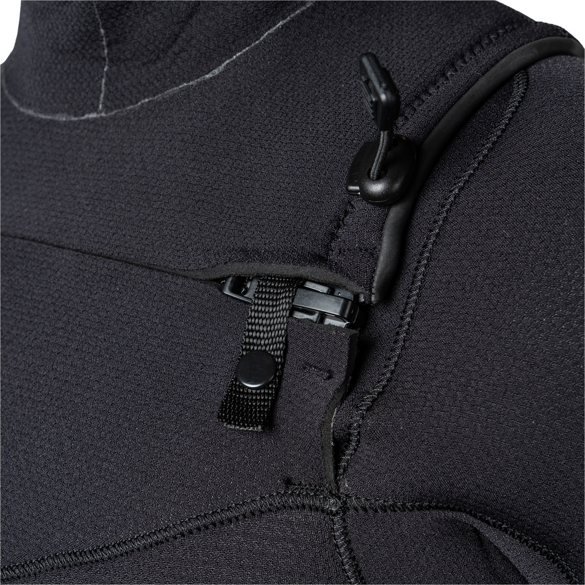 2025 Xcel Mujer Comp + 5/4mm Con Capucha Chest Zip Neopreno WN54CPH4 - Black